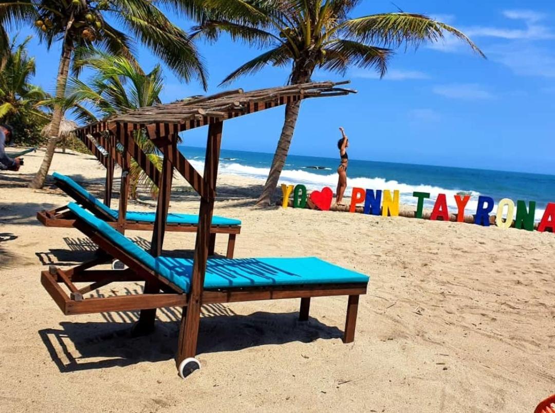 Bed and Breakfast Camping Castilletes Parque Tayrona Эль-Саино Экстерьер фото