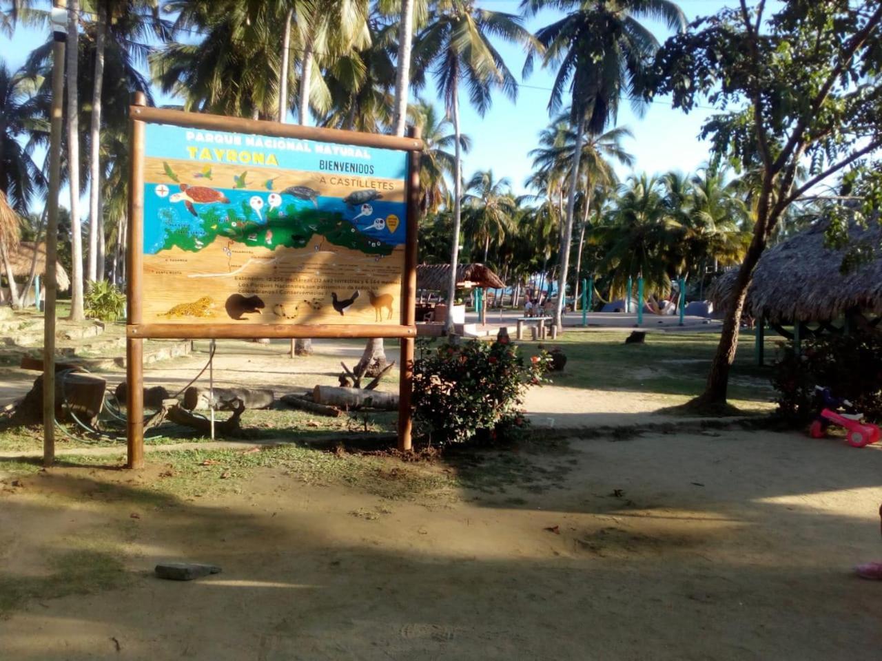 Bed and Breakfast Camping Castilletes Parque Tayrona Эль-Саино Экстерьер фото